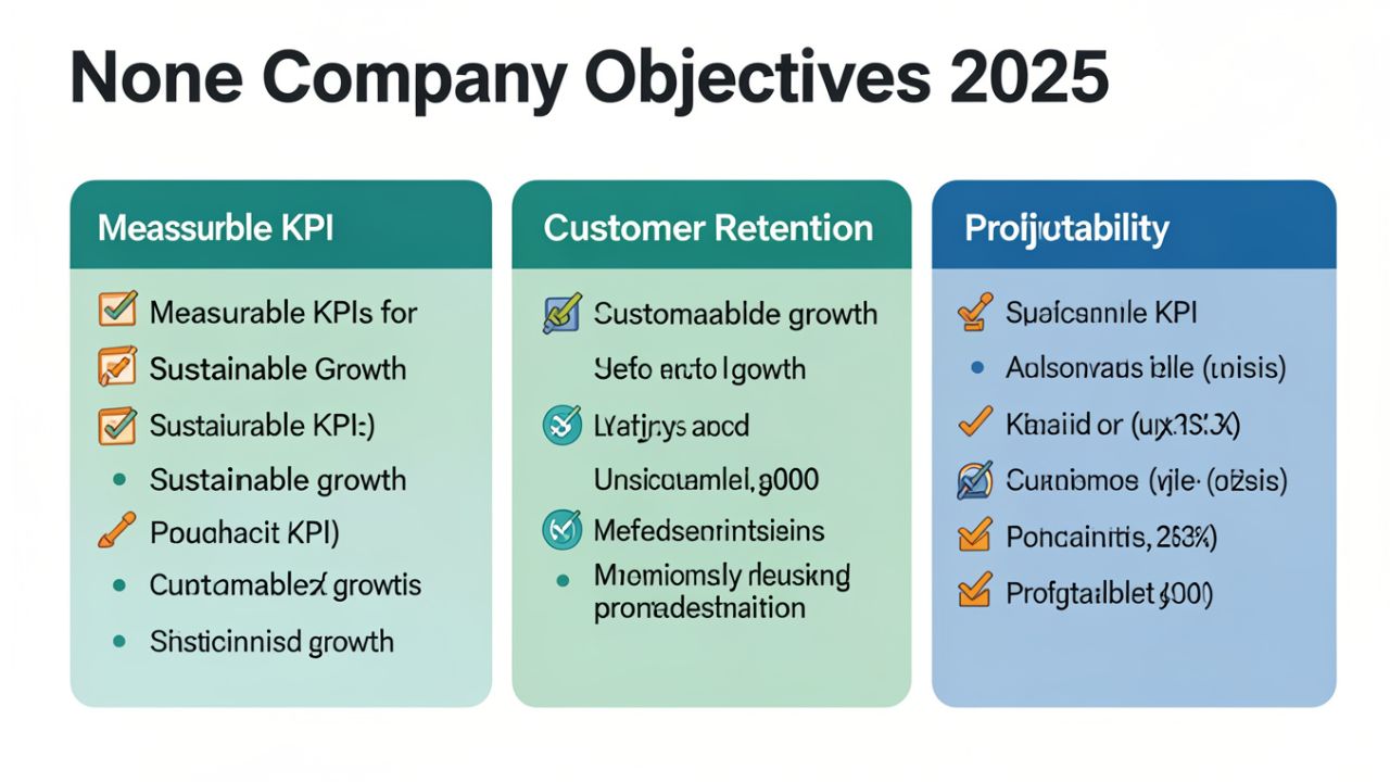 None Company Objectives 2025