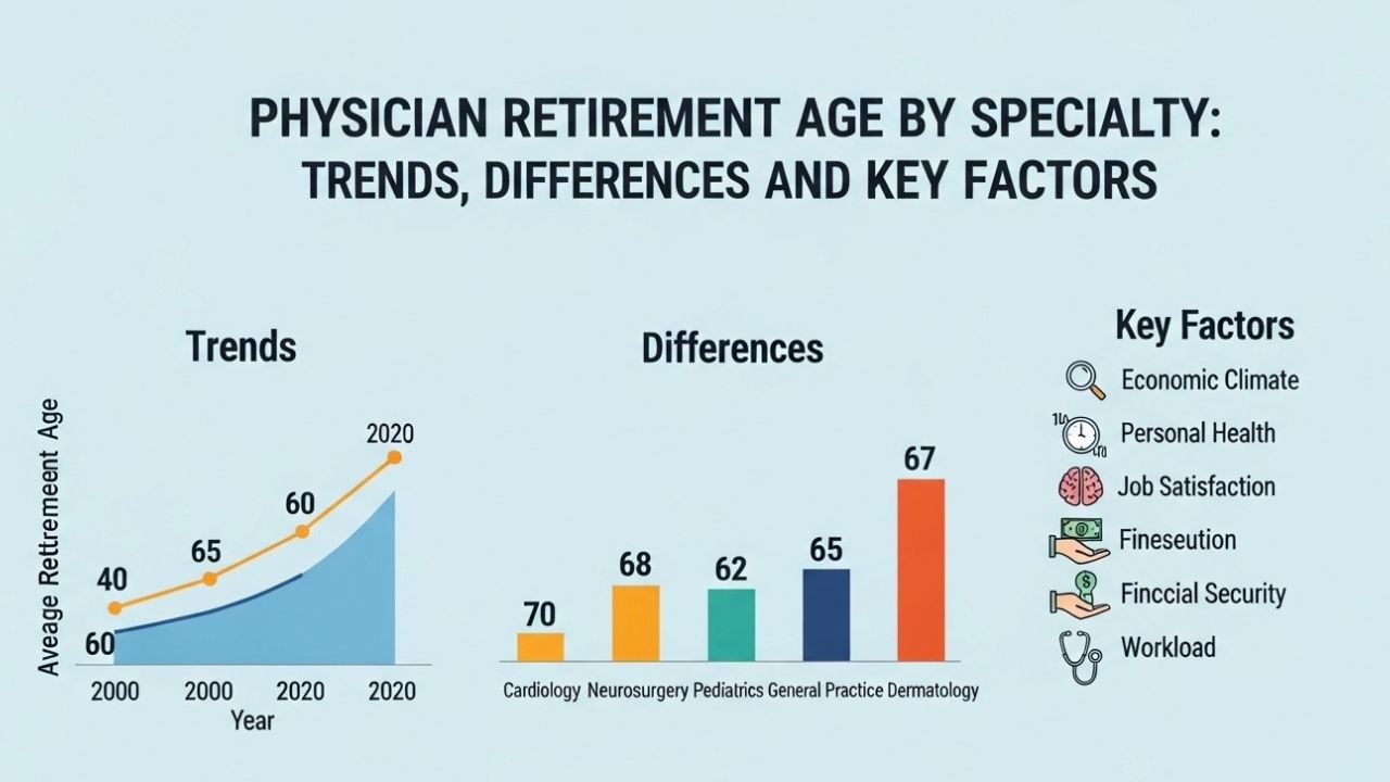 Physician Retirement Age by Specialty